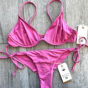 BILLABONG - (UNRELEASED) SUNSET DREAM REECE UNDERWIRE TANGA BIKINI SET